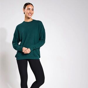 Alo - Soho Pullover - Midnight Green - sz M